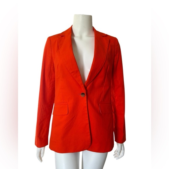 Women's Orange Blazer - Picture 1 of 12